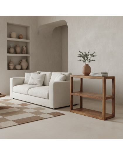 ETAGERE EN BOIS BULLNOSE - RAW MATERIALS 