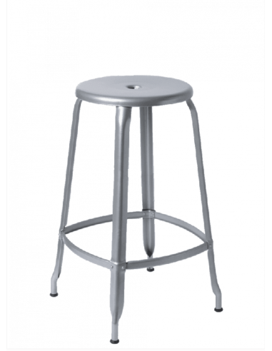 TABOURET NICOLLE METAL H60