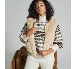 GILET SANS MANCHE TEDDY - WARO