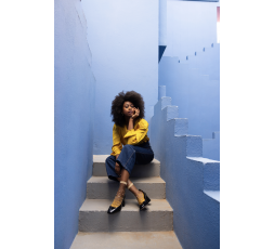 CHAUSSETTES NAKAMEGURO OCRE - ATELIER ST EUSTACHE