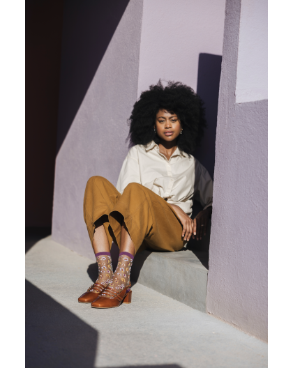 CHAUSSETTES HORSESHOE BEND PRUNE- ATELIER ST EUSTACHE