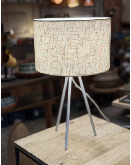 ABAT JOUR EN LIN CILINDRO - IDP DESIGN