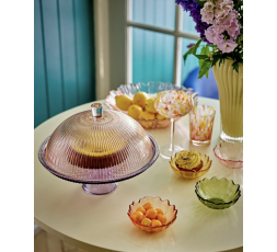 COUPELLE EN VERRE COLOREE - BLOOMINGVILLE