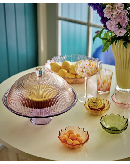 COUPELLE EN VERRE COLOREE - BLOOMINGVILLE