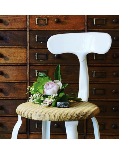 CHAISE NICOLLE METAL ASSISE EN LOOM 