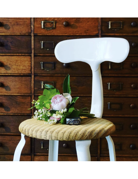 CHAISE NICOLLE METAL ASSISE EN LOOM 