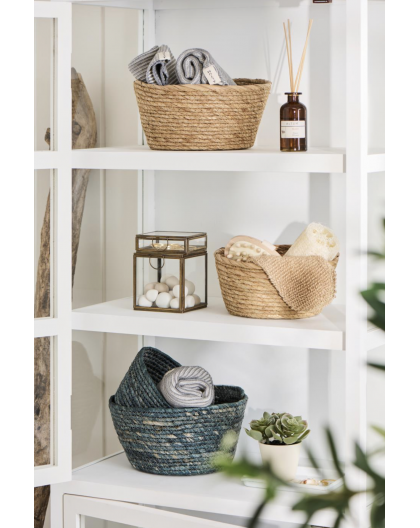 BOITE CARREE EN VERRE ET LAITON - IB LAURSEN