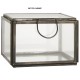 BOITE CARREE EN VERRE ET LAITON - IB LAURSEN