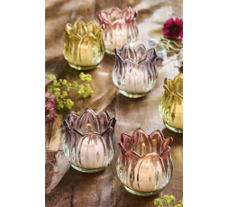 PHOTOPHORE TULIPE EN VERRE  - IB LAURSEN 