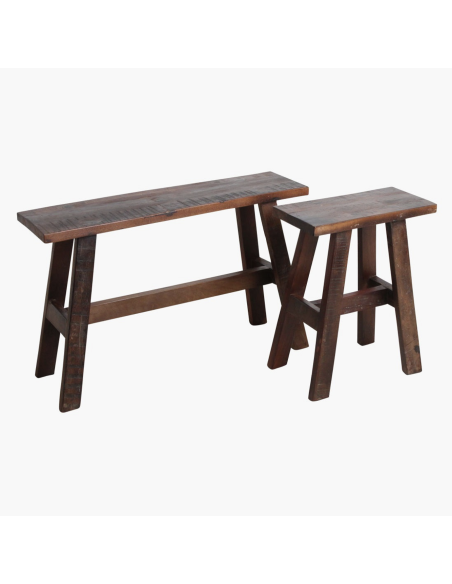 BANC EN BOIS RECYCLE - RAW MATERIALS 