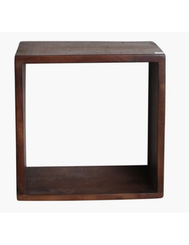 ETAGERE CUBE EN BOIS RECYCLE - RAW MATERIALS 