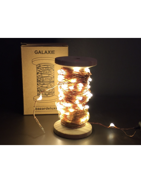 GUIRLANDE BOBINE GALAXIE 100 LED - BAZARDELUXE