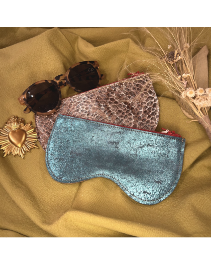 ETUI A LUNETTES XL EN CUIR - BANDIT MANCHOT 