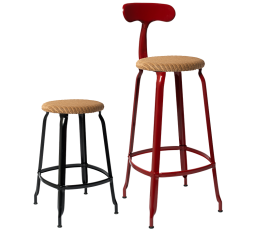 CHAISE NICOLLE METAL ASSISE EN LOOM 