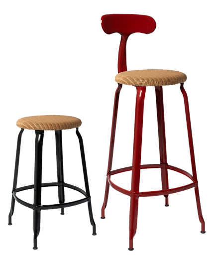 CHAISE NICOLLE METAL ASSISE EN LOOM 