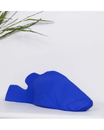 POISSON EN CÉRAMIQUE MARIUS LE MEROU - MONOCHROMIC