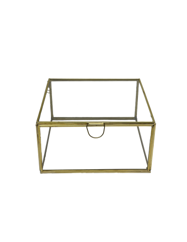 BOITE VERRE ET METAL - BAZAR DE LUXE
