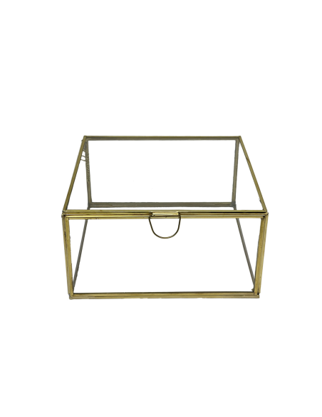 BOITE VERRE ET METAL - BAZAR DE LUXE