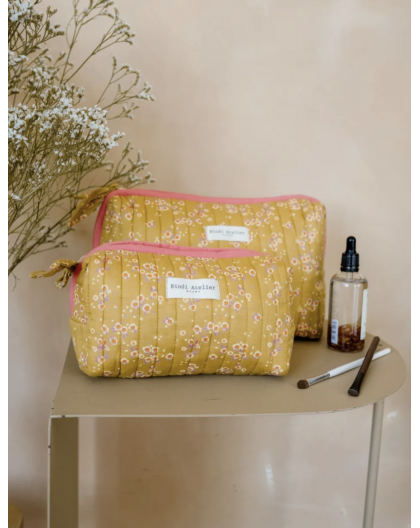 TROUSSE DE BEAUTE ITSI KAKI - BINDI ATELIER