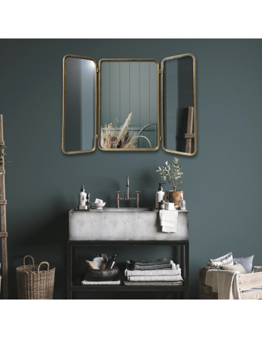 MIROIR BARBIER EN METAL - EMDE