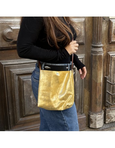 CROSS OVER EN CUIR A PRESSION - BANDIT MANCHOT