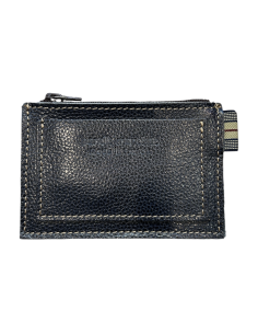 PORTE-CARTES ZIPPE EN CUIR POUR HOMME - BANDIT MANCHOT 2