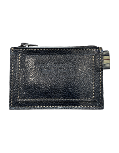 PORTE-CARTES ZIPPE EN CUIR POUR HOMME - BANDIT MANCHOT