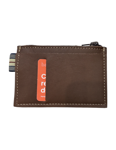 PORTE-CARTES ZIPPE EN CUIR POUR HOMME - BANDIT MANCHOT