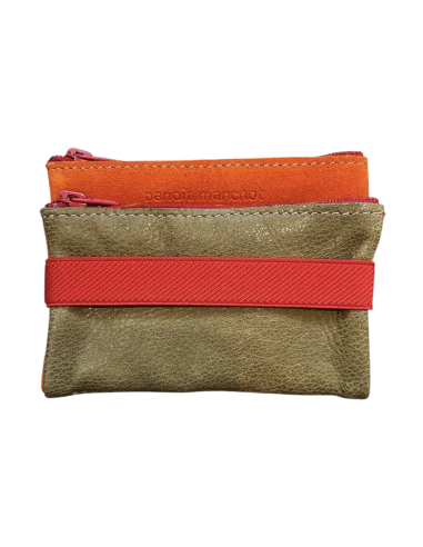 DOUBLE TROUSSE EN CUIR - PETIT MODELE - BANDIT MANCHOT