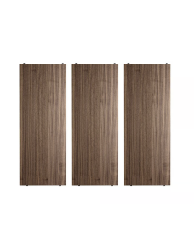 TABLETTES POUR ETAGERE STRING (PAR 3) - 78 X 30 NOYER
