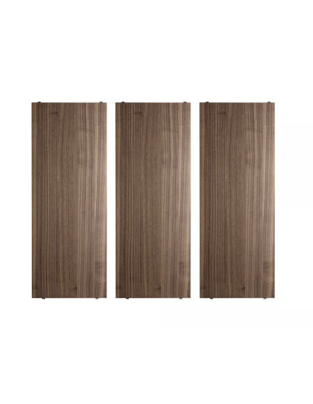 TABLETTES POUR ETAGERE STRING (PAR 3) - 78 X 30 NOYER