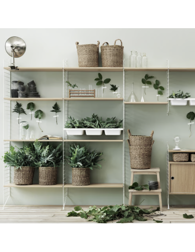 TABLETTES POUR ETAGERE STRING (PAR 3) - 58 X 30 CHENE