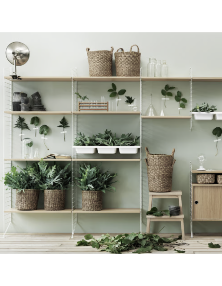 TABLETTES POUR ETAGERE STRING (PAR 3) - 58 X 30 CHENE