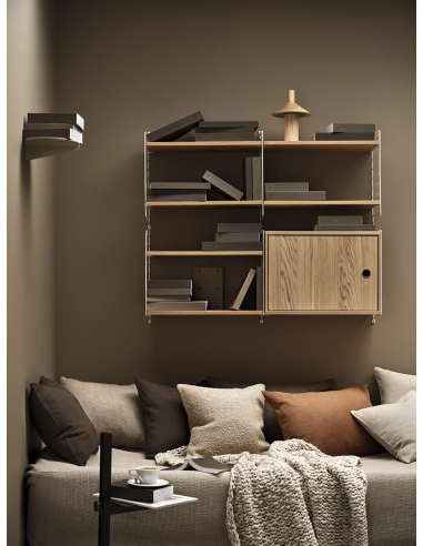 TABLETTES POUR ETAGERE STRING (PAR 3) - 58 X 30 CHENE