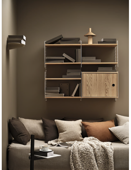 TABLETTES POUR ETAGERE STRING (PAR 3) - 58 X 30 CHENE