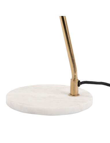 LAMPE SAVVY À POSER METAL ET MARBRE