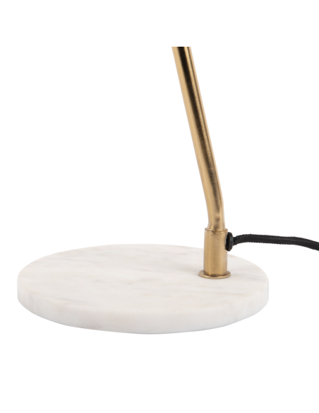 LAMPE SAVVY À POSER METAL ET MARBRE
