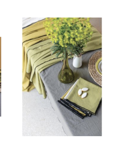 NAPPE EN TEXTILE RECYCLÉ GRACE - VIVARAISE