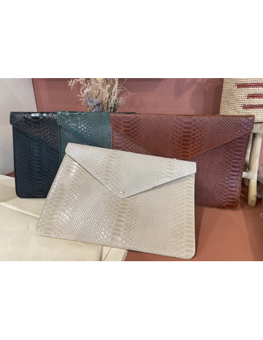 POCHETTE ORDINATEUR EN CUIR 