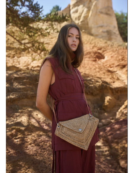 SAC PORTÉ TRAVERS EN FORME DE DIAMANT - LE VOYAGE EN PANIER