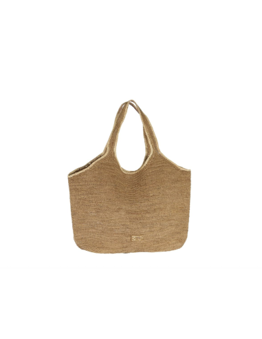 GRAND SAC EN RAPHIA  ICONOA - LE VOYAGE EN PANIER