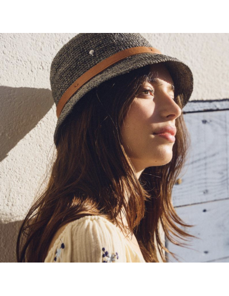 CHAPEAU EN RAPHIA FOLISOA - LE VOYAGE EN PANIER 