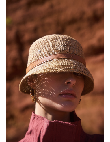 CHAPEAU EN RAPHIA FOLISOA - LE VOYAGE EN PANIER 