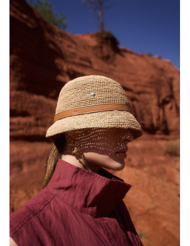 CHAPEAU EN RAPHIA FOLISOA - LE VOYAGE EN PANIER 
