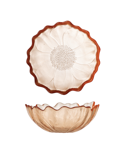 COUPELLE EN VERRE COLOREE - BLOOMINGVILLE