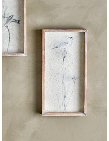 ILLUSTRATION OISEAU SUR VERRE - BLOOMINGVILLE