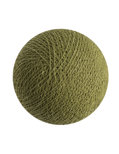 BOULE TISSEE POUR GUIRLANDE - KAKI - LA CASE DE COUSIN PAUL