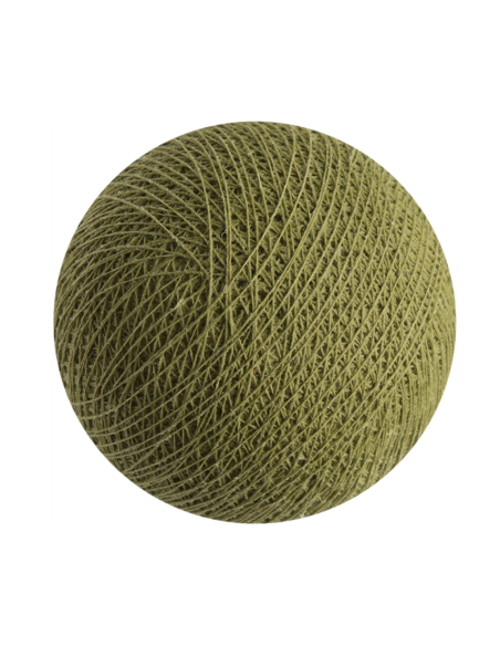 BOULE TISSEE POUR GUIRLANDE - KAKI - LA CASE DE COUSIN PAUL