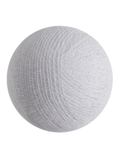 BOULE TISSEE POUR GUIRLANDE - BLANC- LA CASE DE COUSIN PAUL