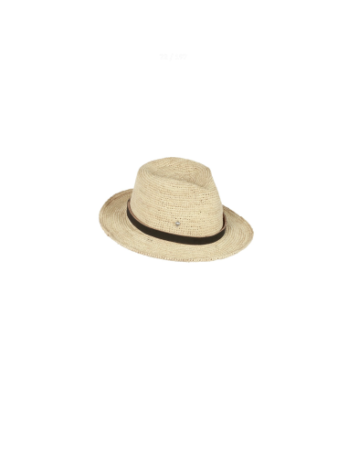 CHAPEAU EN RAPHIA BORSINOA - LE VOYAGE EN PANIER 